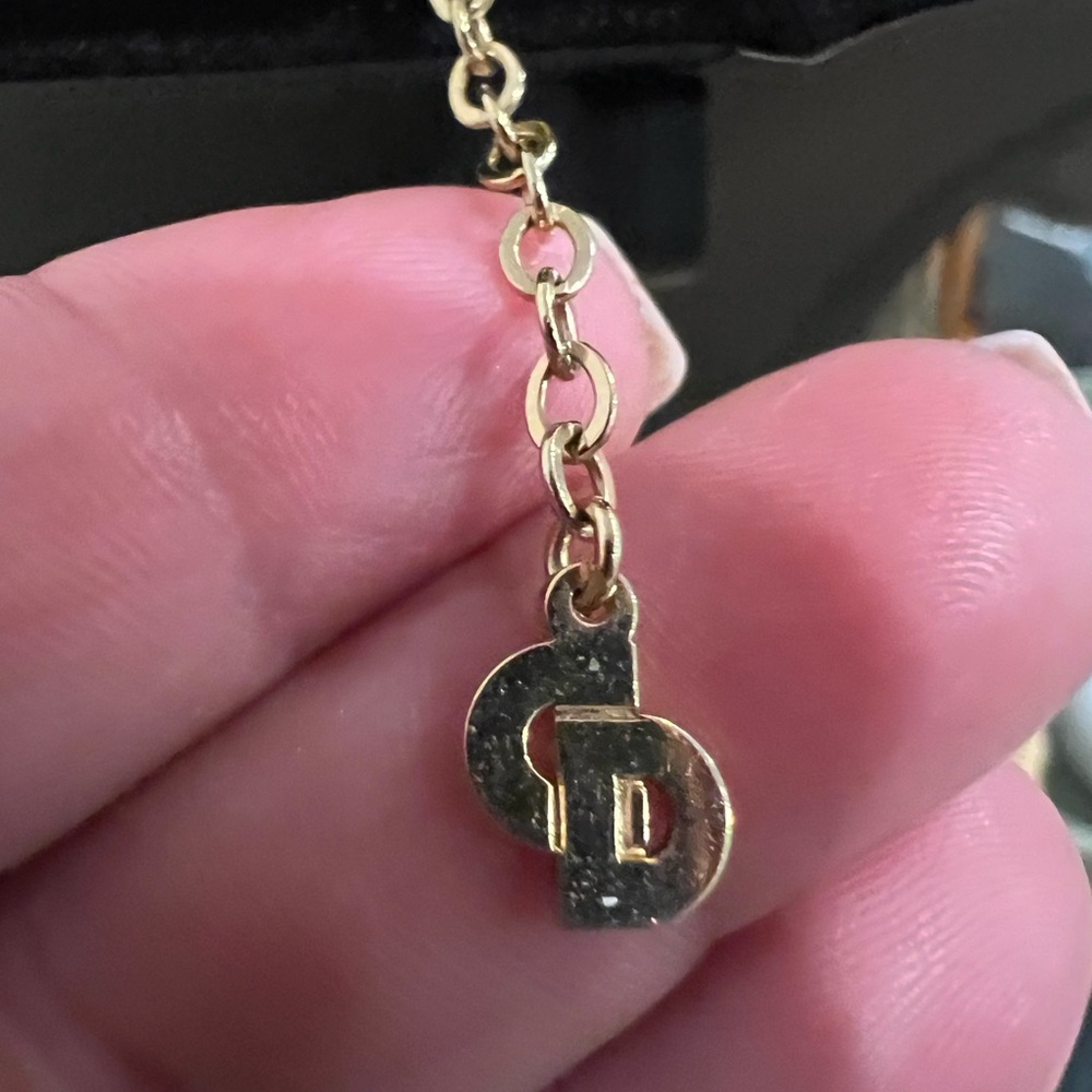 Christian Dior Gold and Purple Floral Necklace - Picture 12 of 15